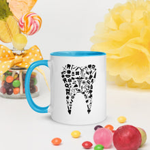 Load image into Gallery viewer, Dental Assistant Mug with Color Inside,Dental Hygienist Mug, Tooth Mug,Dentist Gift