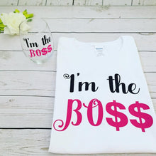 Load image into Gallery viewer, Boss Baby/ I am the boss/ Boss T-shirt/ Funny Boss T-shirt