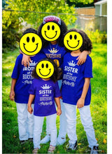 Load image into Gallery viewer, Birthday princess/Birthday Girl/Princess/ Ten/Ten Birthday/Family matching T-shirts/Any Birthday