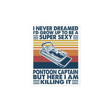 Load image into Gallery viewer, Pontoon Capitan sticker/Boat sticker/Pontoon sticker/Lake House sticker