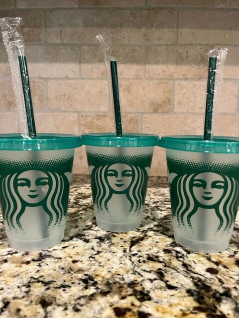 16oz starbucks reusable cup Starbucks Clear Reusable Cup 16oz/ Plain Starbucks Cup/ Starbucks Blank  Cup/ Starbucks Cup/ Starbucks Tumbler/Starbucks cold cup