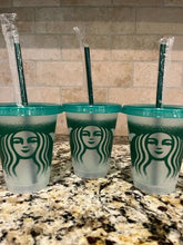 Load image into Gallery viewer, Starbucks Clear Reusable Cup 16oz/ Plain Starbucks Cup/ Starbucks Blank Cup/ Starbucks Cup/ Starbucks Tumbler/Starbucks cold cup