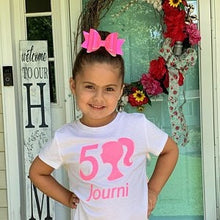 Load image into Gallery viewer, Six Birthday, Birthday Girl, Six, Six Birthday Girl outfit