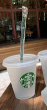 Load image into Gallery viewer, Starbucks black or clear Reusable Cup 16oz/ Plain Starbucks Cup/ Starbucks Blank Cup/ Starbucks Cup/ Starbucks Tumbler