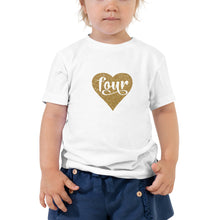Load image into Gallery viewer, Four Birthday Toddler Short Sleeve Tee