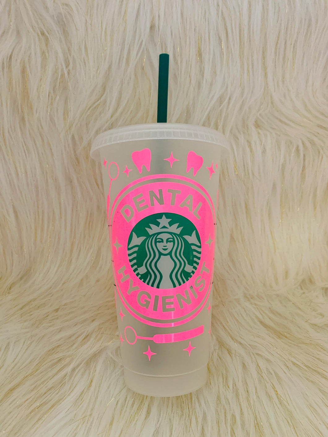 Dental Hygienist Starbucks cup /Starbucks / Dental Hygienist cold cup/Venti cold cup/ Dental Hygienist Cup wrap