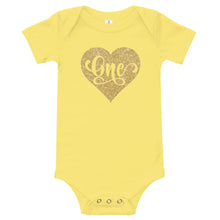 Load image into Gallery viewer, First Birthday Baby bodysuit ,One
