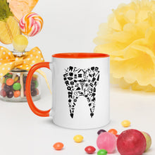 Load image into Gallery viewer, Dental Assistant Mug with Color Inside,Dental Hygienist Mug, Tooth Mug,Dentist Gift
