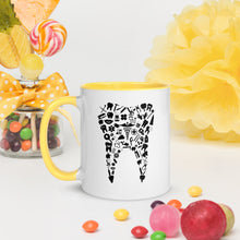 Load image into Gallery viewer, Dental Assistant Mug with Color Inside,Dental Hygienist Mug, Tooth Mug,Dentist Gift
