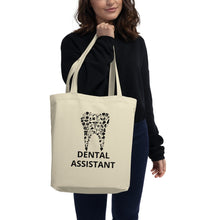 Load image into Gallery viewer, Dental Assistant Eco Tote Bag, Dental Assistant Gift, Dental, Tooth bag
