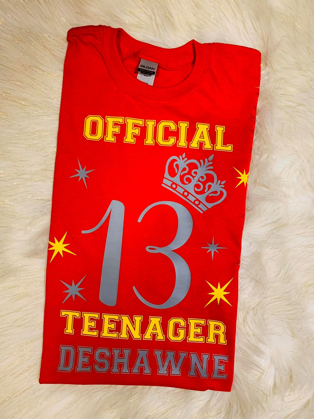 Official Teenager,13, Thirteen Birthday, Thirteen Boy Birthday, Birthday Boy, Teen Birthday