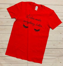Load image into Gallery viewer, Lashes/Lashes lovers/ Lashes Girl / Diva Lashes/Lashes T-shirt Gift/Love Lashes
