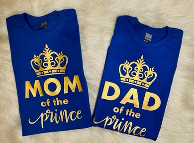 Prince/ Prince Birthday/Prince Family matching T-shirts/Prince baby shower/Any Prince Birthday/ Birthday Boy/Birthday boy/Prince Baby shower