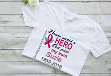 Load image into Gallery viewer, Cencer awarness  T-shirt/Memorial Tshirt/Cancer Fighter/ Cancer
