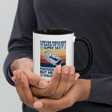 Load image into Gallery viewer, Pontoon Captain Mug with Color Inside/Pontoon gift/Pontoon Captain /Pontoon Captain gift
