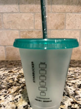 Load image into Gallery viewer, Starbucks Clear Reusable Cup 16oz/ Plain Starbucks Cup/ Starbucks Blank Cup/ Starbucks Cup/ Starbucks Tumbler/Starbucks black cup
