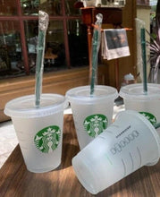 Load image into Gallery viewer, Kids Starbucks Cup/16oz Mini Starbucks Cup/Mini cold cup/ Toddler Starbucks cup/Starbucks kids party
