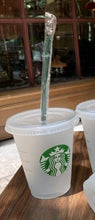 Load image into Gallery viewer, Starbucks black or clear Reusable Cup 16oz/ Plain Starbucks Cup/ Starbucks Blank Cup/ Starbucks Cup/ Starbucks Tumbler
